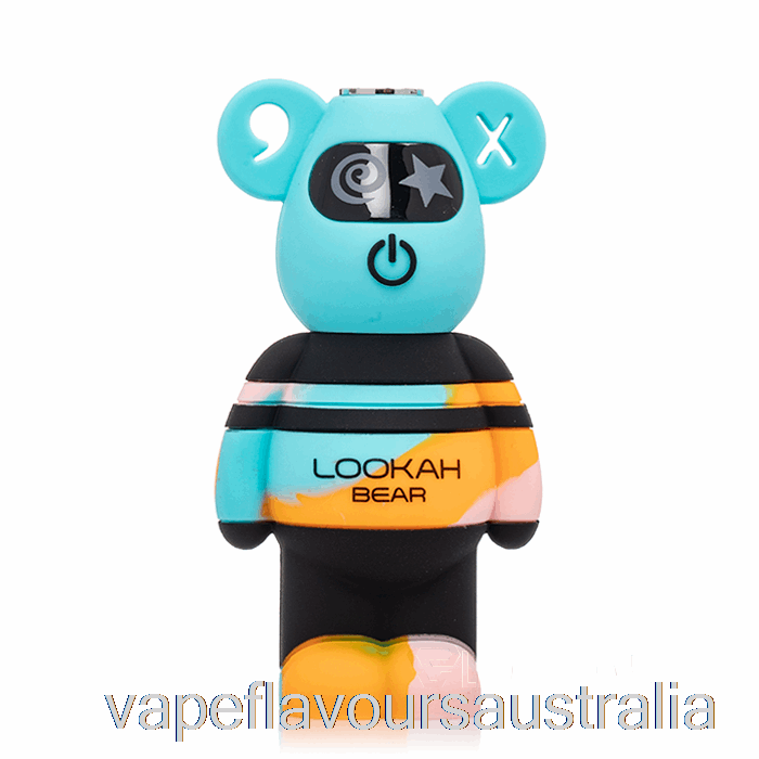 Vape Nicotine Australia Lookah Bear 510 Battery Blue Tiedie